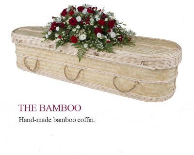 Bamboo coffin