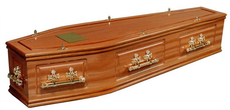 Oakridge oak coffin